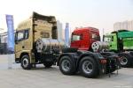 LNG 480HP SHACMAN X3000 6x4 Tractor Truck EuroV White Truck Tractor Head
