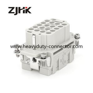 China 500V 18 Pos Female Rectangular Connector Crimp Connector Heavy Duty Connector factory