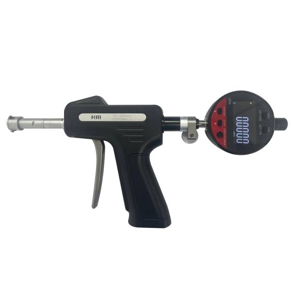 Internal Groove Three Point Micrometer Pistol Grip for Easy Handling Precision