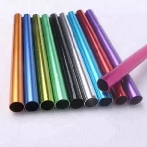 China colourful anodized aluminium tubes/pipes for wind chime 6 buyers，powder coated aluminum pipe，aluminum alloy pipe factory