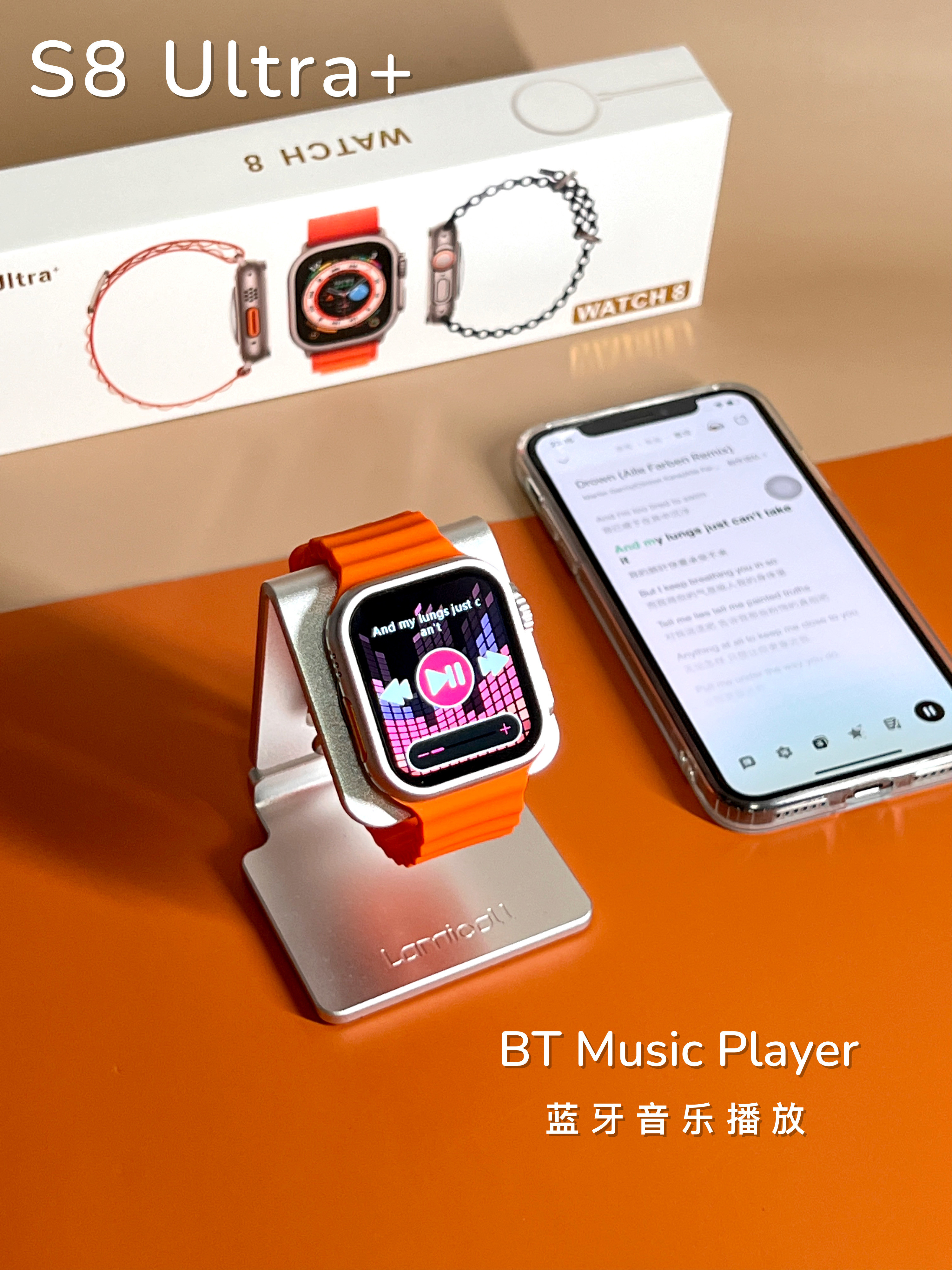 Android ISO Blood Pressure Smartwatch GPS 300mAh Wireless Charging