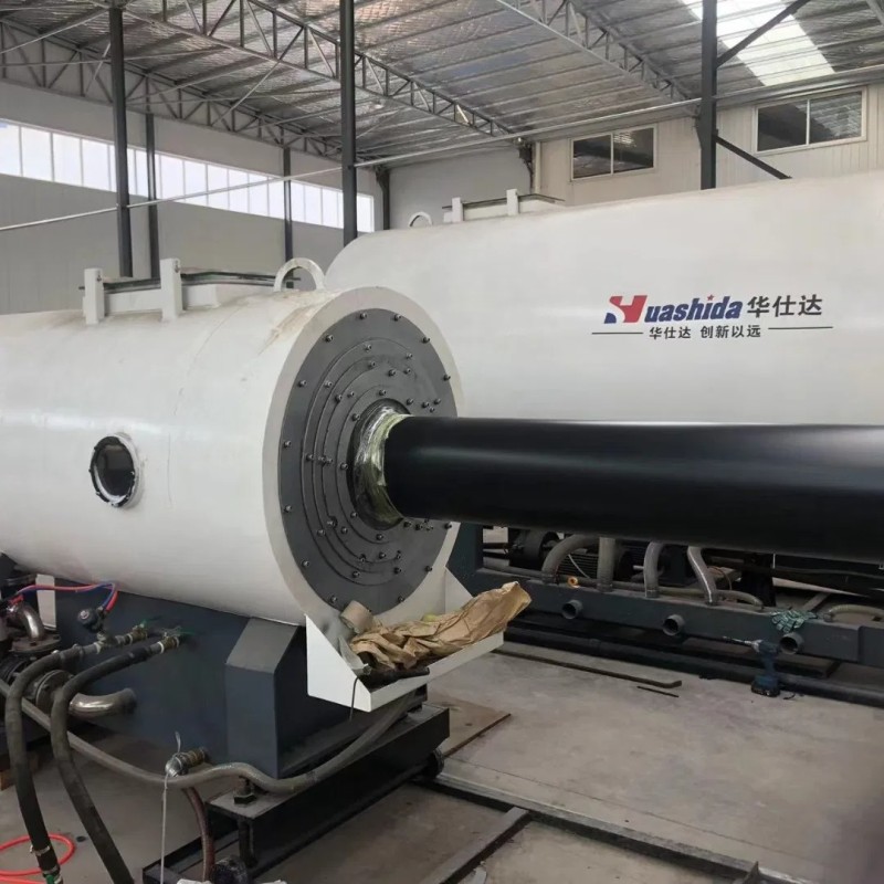 HDPE Plastic Jacket Pipe Pre-Insulated Pipe Casing Extrusion Line