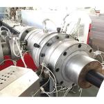Customized HDPE Pipe Machine 380V / 415V HDPE Extruder Machine 80kw Tractor