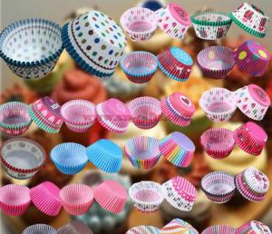 China Beatiful 100 pcs/lot Cooking Tools Grease-proof Paper Cup Cake Liners Baking Cup Muffin Kitchen Cupcake Cases Cake Mold factory
