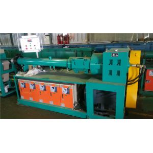 Cold Feed Rubber Extruder Machine Single Screw Rubber Cable Extruder