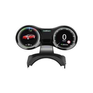 China SUV Tesla Digital Dashboard OBD2 HUD Multi Gauge Display LCD Screen factory