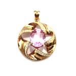 Women Jewelry 925 Silver 8mmx10mm Oval Blue Topaz Cubic Zirconia Charm Pendant