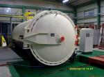 Glass Laminating Autoclave With Electrial Hydraulic Pressure Opening Door For