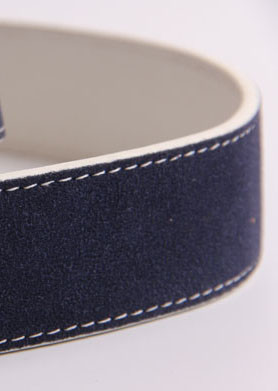 Suede Mens Leather Dress Belt 100 - 140cm Length With Zinc Alloy Buckle