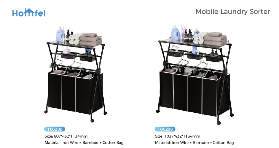 Rectangle Wire Frame Metal Laundry Cart On Wheels For Home Big Capacity