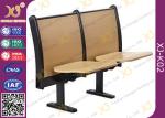 Cold Roll Steel Book Holder College Classroom Furniture With Writing Desk