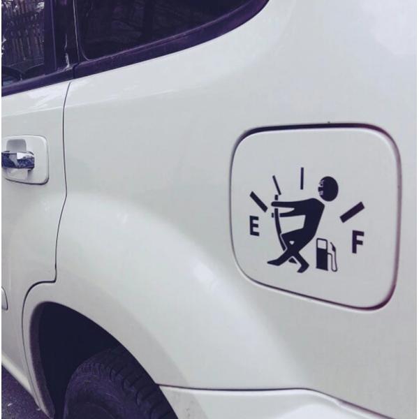 Vinyl Personalised Car Stickers Gas Refueling Decoration Not Easy To Fade