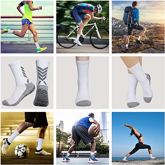 Regular Style Custom Design Men's Soccer Socks with Anti Slip Grip Gift Football Backpack