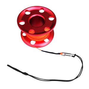 Anti Corrosion Multicolor dive reel line , Aluminium Alloy Wire Reel Line Wheel