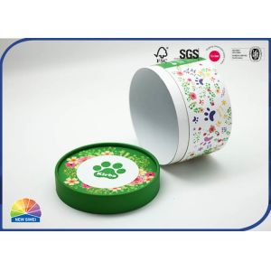 China 4C Printed Round Paper Packaging Tube Matte Lamination Recycled Customized factory