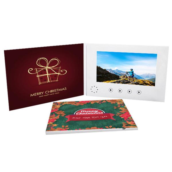 China 256MB Memory LCD Invitation Card , Rechargeable Video Postcard With USB Port factory