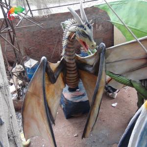China Remote Control Realistic Dragon For Theme Park Attraction factory