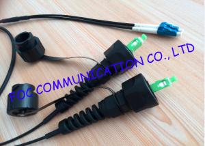 China SC Fiber Optic Patch Cord , 5m Outdoor Armored Fiber Optic Cable With Odva Connectors factory