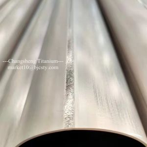 Titanium Welded Pipe Wet Chlorine Pipeline Brine Electrolysis Piping Material