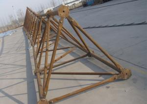 China 60m Tubular Steel Tower For Telecommunication , 3 Legged Self Supporting Steel Lattice Tower factory