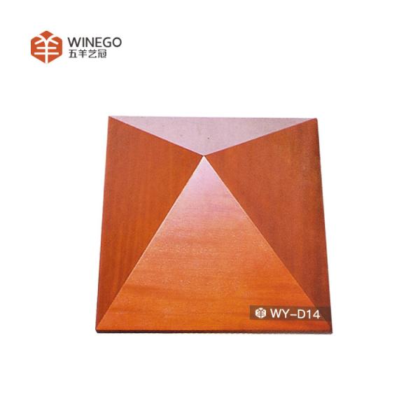 Rubber Solid Wood Acoustic Diffuser Panels Improved Sound Reflections And