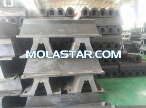 China Molastar High Quality Arch Rubber Fender/V Type Marine Fender For Marine Boat factory