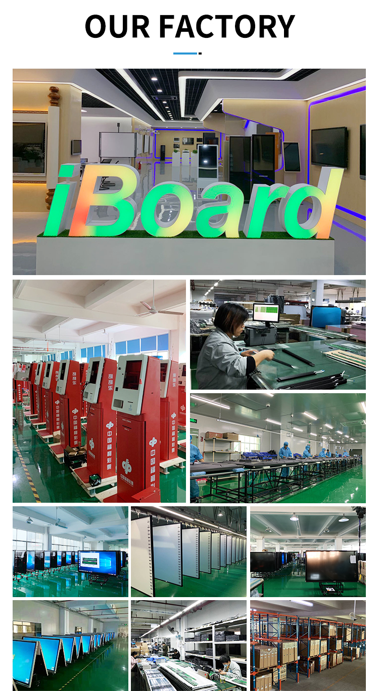 High Precision Control Interactive Smart Whiteboard 102 Inch Aluminum Alloy Frame