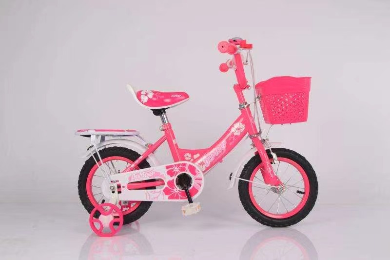 Bicycle size 12" Purple Carbon Steel Frame Two-Wheeled Bike with Sponge Seat 2023