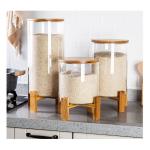 24 X 11.5cm Wooden Food Container 150ml Wooden Plant Stand Bottle Holder