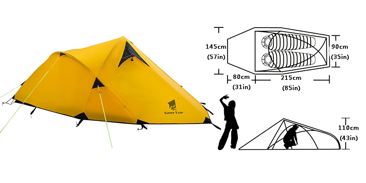 20D Nylon Ultralight Backpacking Tent