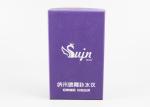 Jewelry Packing Pretty Silver Stamping Small Product Boxes Full Color Printing