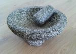 Kitchen Heavy Manual Granite Stone Mortar And Pestle Garlic Spice Nuts Press