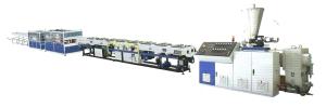 China Double Screw Plastic Pipe Production Line Dual Strand Extrusion 25-40T factory