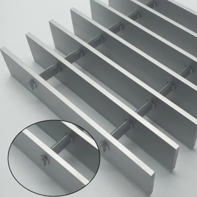 6063 T6 Industrial Platform CE Passed Aluminum Bar Grating