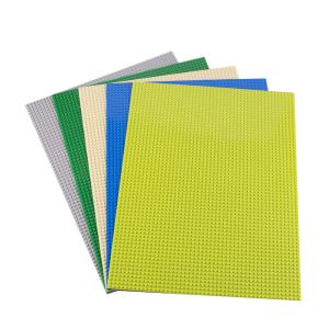 China Plastic legoinglys educational building blocks toys base plate right angle baseplate 48x64 dots brick for kids factory