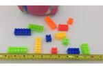 79Pcs Plastic Kids Building Blocks Educational Toys In Teddy Bear Storage Bottle