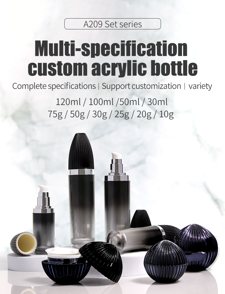 PET Cosmetic Lotion Bottle 30ml 50ml 100ml 120ml Custom Cosmetic Jars For Skincare Serum Packaging