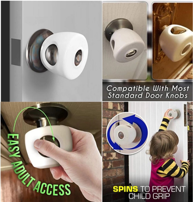 Child Safety Door Handle Covers Baby Proof Diameter 6.5*5cm Baby Care Protection