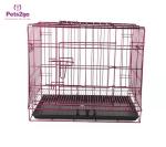 Double Door Wire Material 9kg Pet Carrier Cage