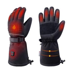 China Electric Unisex Rechargeable Heated Gloves 2200mA Waterproof factory