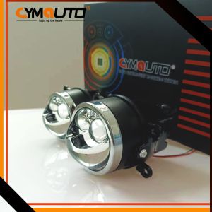 China LED Bi Xenon Fog Light Projector Waterproof Dual Laser Fog Lamp Projector factory