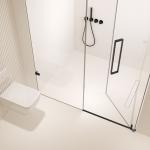 12mm Thickness Frameless Shower Enclosure ISO9001 Frameless Sliding Shower Doors