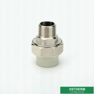 China Industrial Ppr Pipe Fittings , Liquid Transportation Male Threaded Union factory