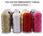 Polyester/Nylon 120D/2 4000 Yard Embroidery Thread 100g Weight for Embroidery