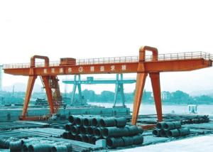China Steel Inventory Yard L-Shape Gantry Crane MDG / 35t - 35m - 22m / factory