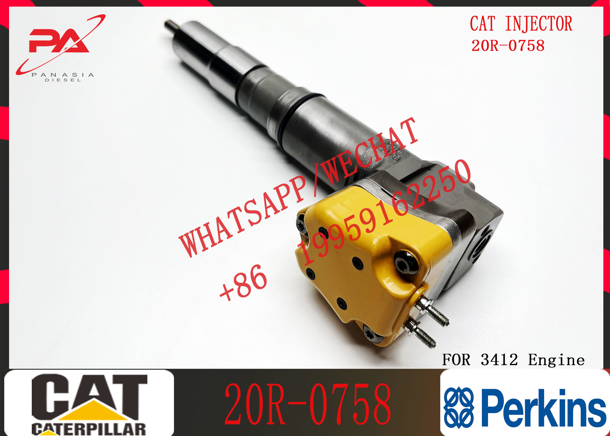 engine fuel injector 155-1819 232-8756 111-7916 198-4752 20R-5392 198-6877 20R-0758