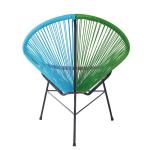 Stackable Patio Colorful Rattan Outdoor Leisure Chairs