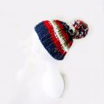 2017 New Style 20*30cm 71g fashion high quality fashion winter strip beanie hat