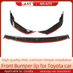 Flexible Toyota Corolla Polyurethane Cars Body Parts Car Bumper Lip