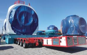 China Self Dumping Heavy Equipment Transportation Modular Truck Trailer factory